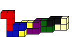 Schlange Somawürfel-Figur (Schlange)